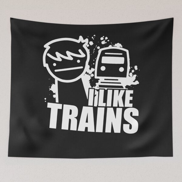 Item preview, ASDF Tshirt I Like Trains Hot Trend for T Shirt - Classic T-Shirt designed and sold by Kaylinky.
