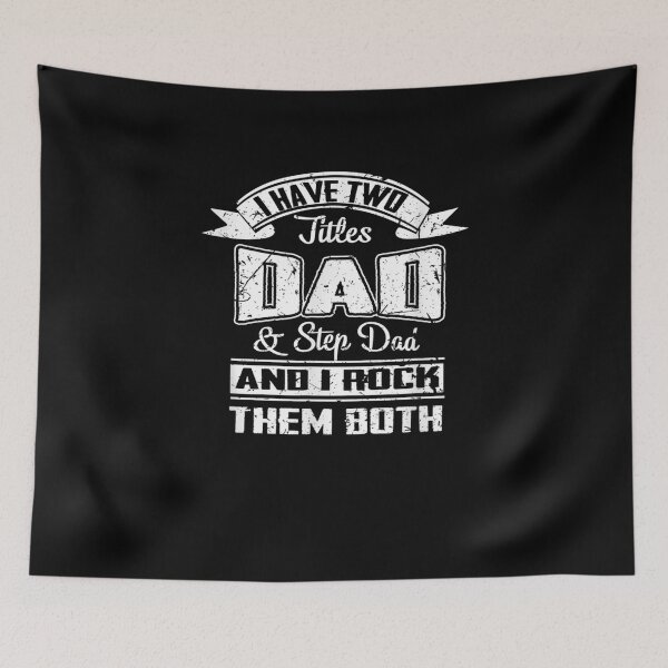 Item preview, Mens I Have Two Titles Dad And Step Dad And I Rock Them Both Gift  designed and sold by dominique235.