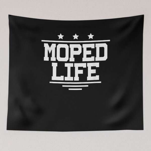 Item preview, Moped Life Mokick Lover Bicycle Moped Driver Design  designed and sold by mylahKristian.