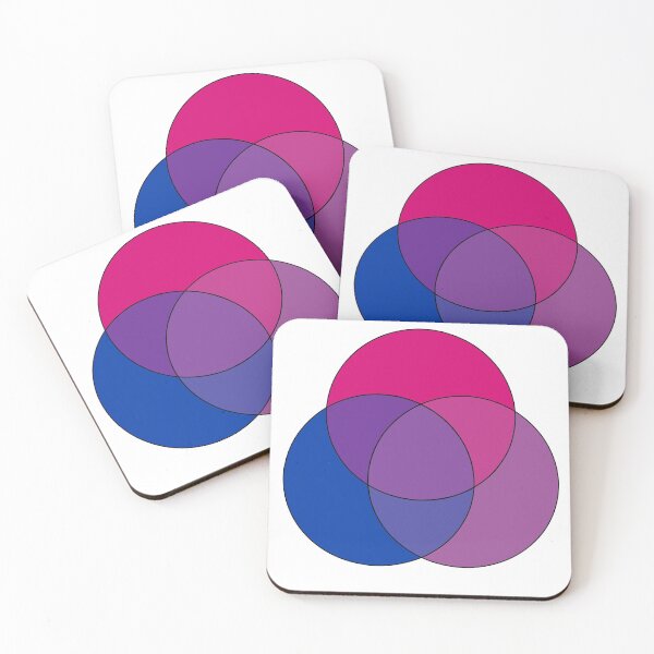 Item preview, Subtle Bisexual Pride Colour Wheel  designed and sold by XantheGeometric.