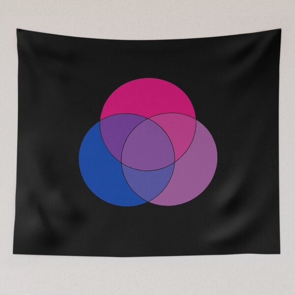 Item preview, Subtle Bisexual Pride Colour Wheel  designed and sold by XantheGeometric.