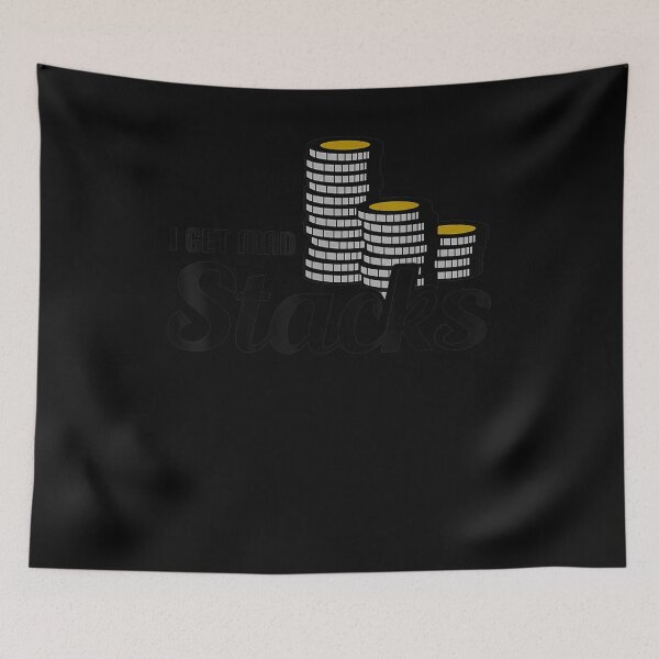 Item preview, I Get Mad Stacks Funny Poker Player Chips Saying Quote Gift  designed and sold by dominique235.