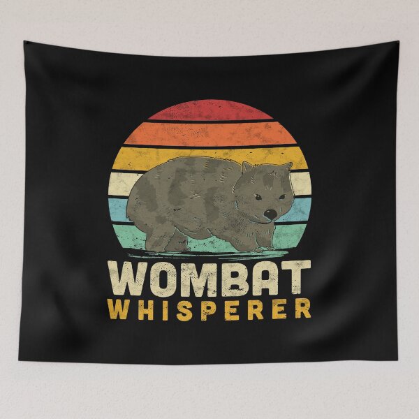 Item preview, Wombat whisperer marsupial Australia gift designed and sold by madgrfx.