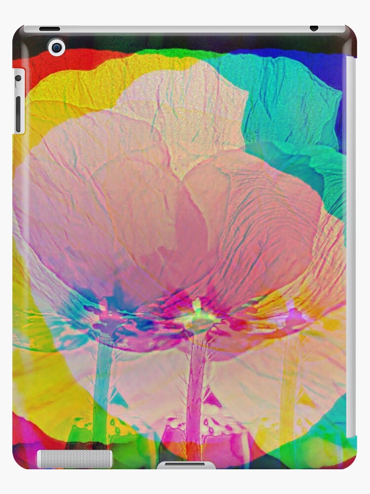 Thumbnail 1 of 2, iPad Case & Skin, Poppy Power! designed and sold by April Dowling.