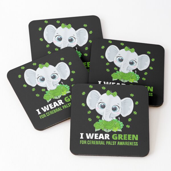 Item preview, Cp Elephant I Wear Green For Cerebral Palsy Awareness Gift  designed and sold by dominique235.