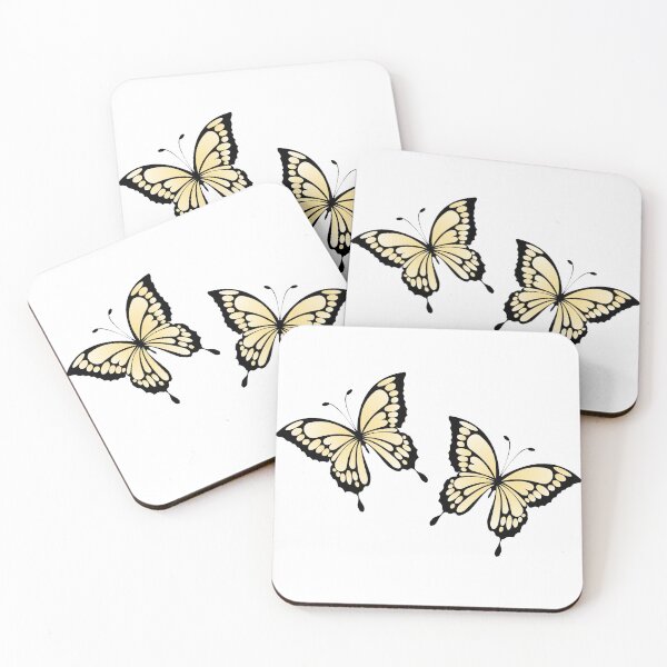 Item preview, yellow butterflies designed and sold by kaelinmeicher.