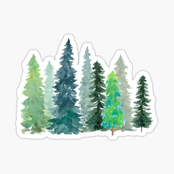 Pine Tree Stickers