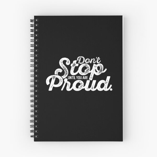 Item preview, Don't Stop Until Proud (Black Edition) designed and sold by WolfSpiritCo.