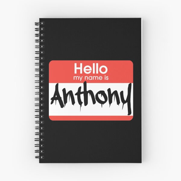 Artikelvorschau, Hallo, mein Name ist Anthony Anthony Name Tag entworfen und verkauft von Mooostickers.