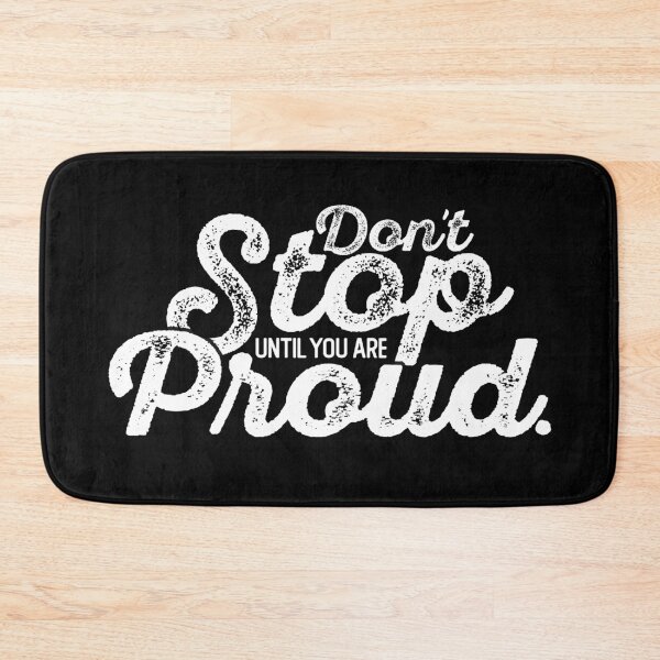 Item preview, Don't Stop Until Proud (Black Edition) designed and sold by WolfSpiritCo.