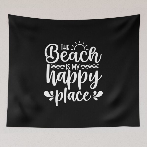 Item preview, The Beach Is My Happy Place  designed and sold by ohmier.
