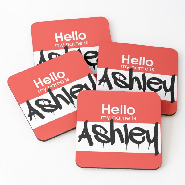 Item preview, Hello My Name is Ashley Ashley Name Tag designed and sold by Mooostickers.