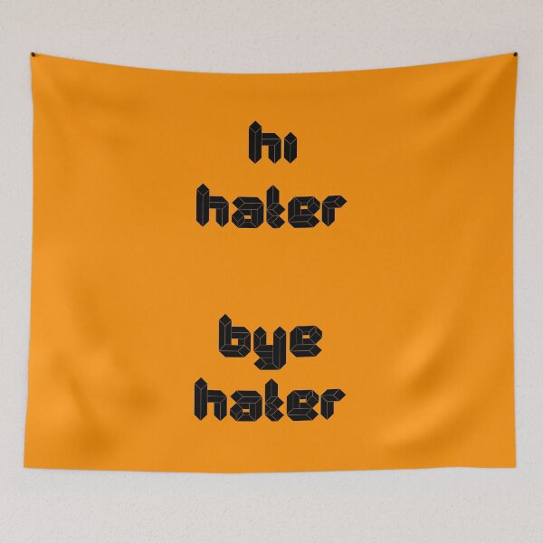 Item preview, Hi Hater, Bye Hater designed and sold by PureGeometry.