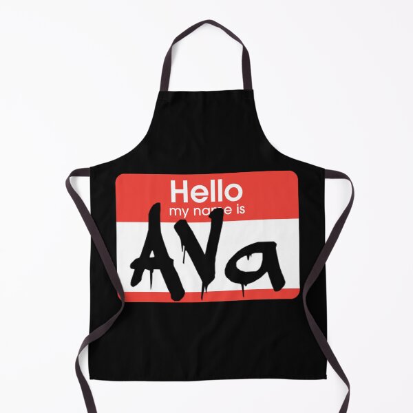 Item preview, Hello My Name is Ava Ava Name Tag designed and sold by Mooostickers.