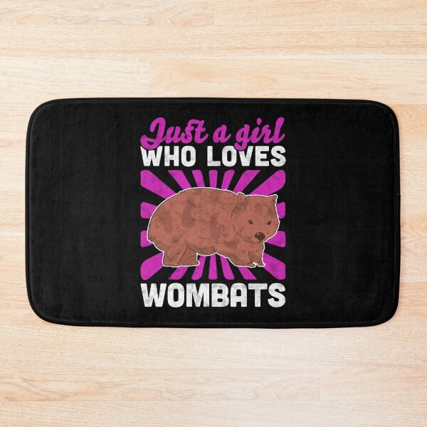 Item preview, Girl who loves wombat marsupial Australia gift designed and sold by madgrfx.