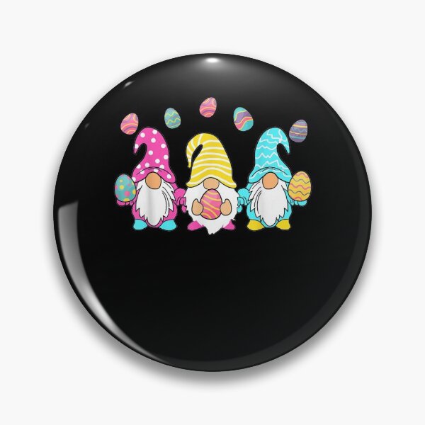 Item preview, Three Gnomes Holding Egg Bunny Rabbit Happy Easter Day  designed and sold by mylahKristian.