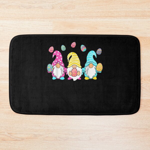 Item preview, Three Gnomes Holding Egg Bunny Rabbit Happy Easter Day  designed and sold by mylahKristian.