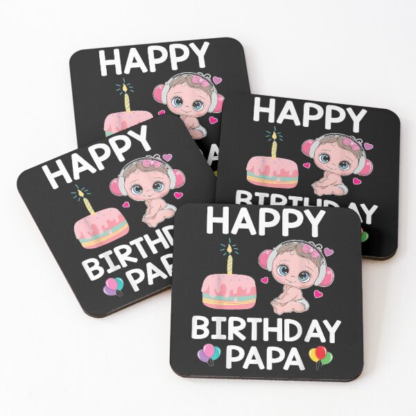 Item preview, Girl With Cake Happy Birthday Papa Father Day Grandpa Daddy Gift  designed and sold by dominique235.