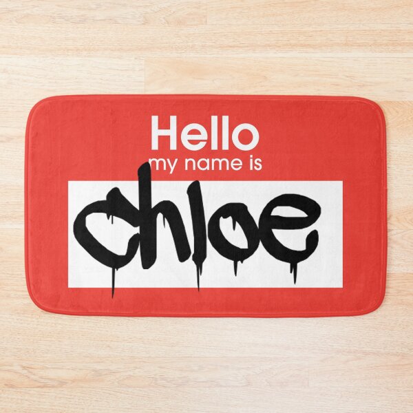 Item preview, Hello My Name is Chloe Chloe Name Tag designed and sold by Mooostickers.