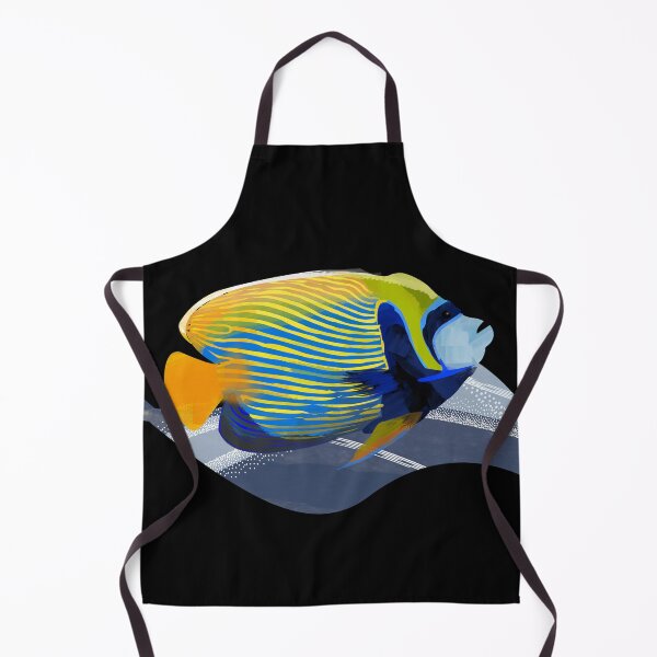 Item preview, Bright blue and yellow tropical fish watercolor illustration - Caroline Laursen Original designed and sold by Caroline Laursen.