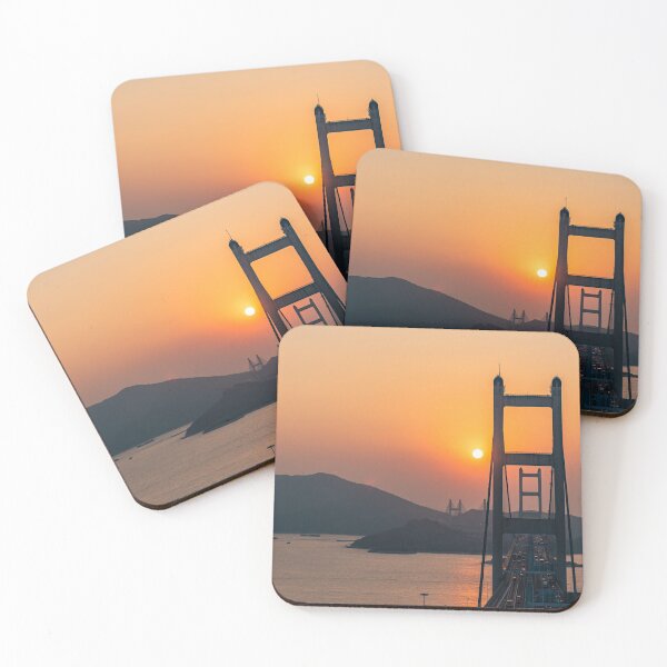 Item preview, Hong Kong Sunset Bridge designed and sold by TinyOwlsFoto.