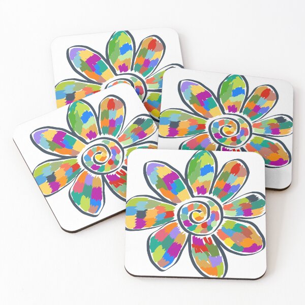 Item preview, That Big Colorful Flower on White designed and sold by foft.