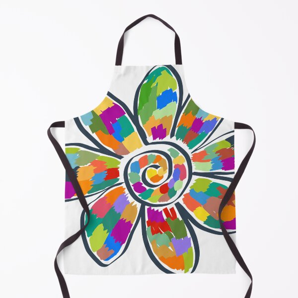 Item preview, Esa gran flor colorida en blanco designed and sold by foft.