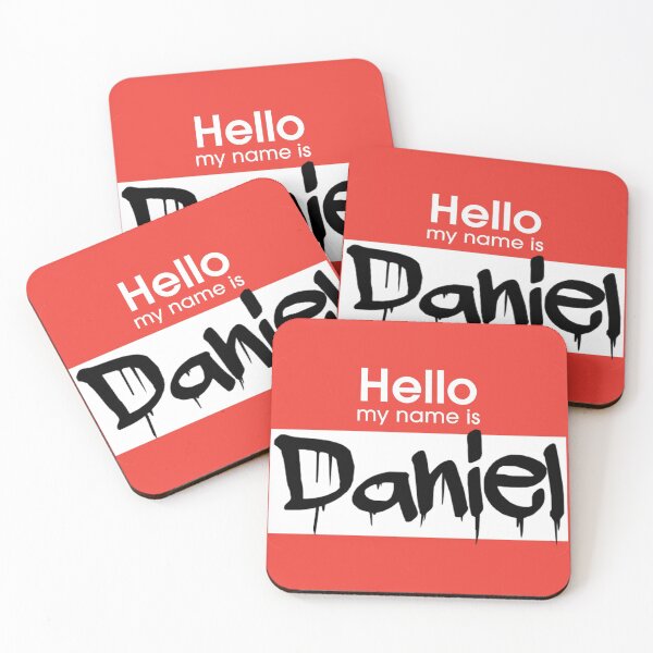Item preview, Hello My Name is Daniel Daniel Name Tag designed and sold by Mooostickers.