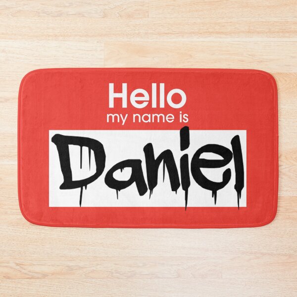 Item preview, Hello My Name is Daniel Daniel Name Tag designed and sold by Mooostickers.