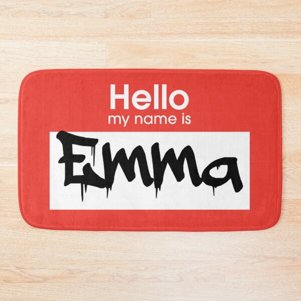 Item preview, Hello My Name is Emma Emma Name Tag designed and sold by Mooostickers.