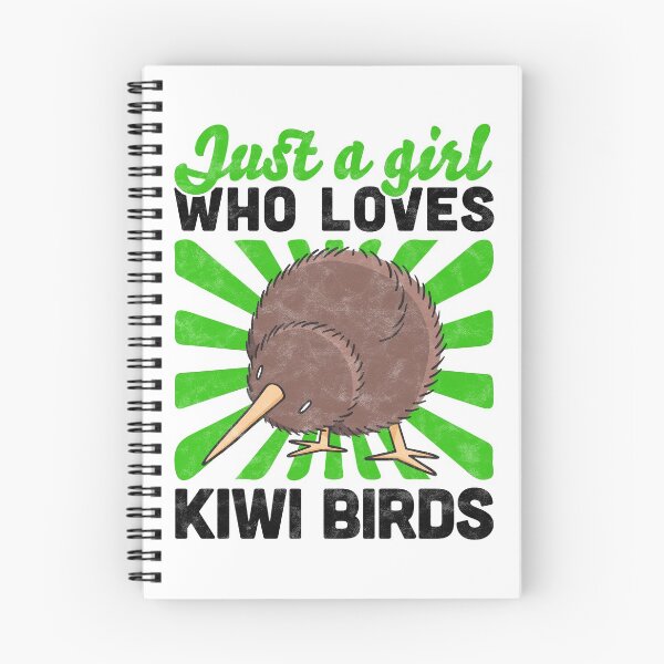 Item preview, Girl who loves kiwi bird snipe bouquet saying designed and sold by madgrfx.