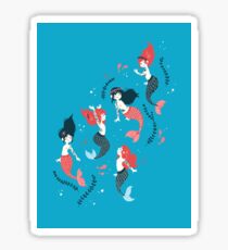 Tattooed Mermaids Sticker