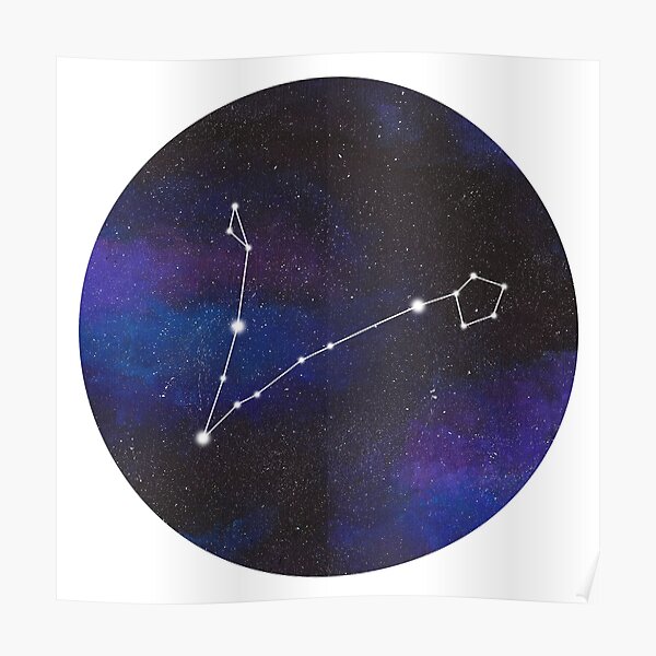 Pisces - galaxy star constellation Poster