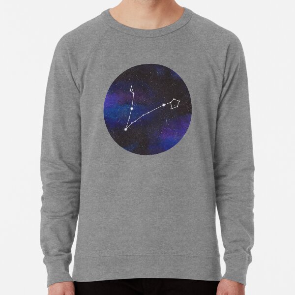 Pisces - galaxy star constellation Lightweight Sweatshirt