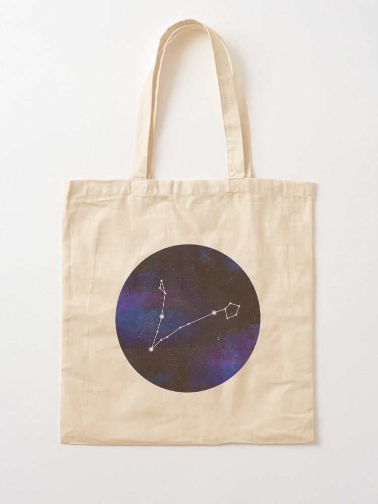 Alternate view of Pisces - galaxy star constellation Tote Bag