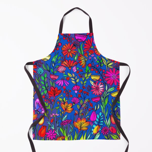Item preview, Blue, Red, Pink Flowers and leaves Floral Collection designed and sold by The-LanternGirl.