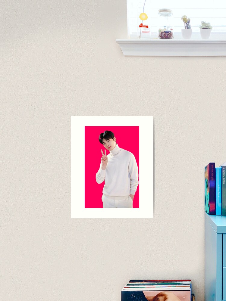 Cha eun woo astro member  Poster for Sale by Divya21