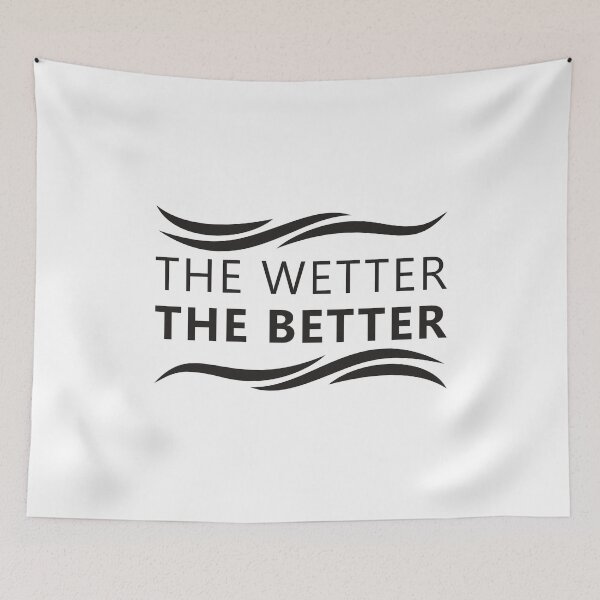Item preview, The Wetter The Better Swimming Swimmer Swim Water designed and sold by tshirtconcepts.
