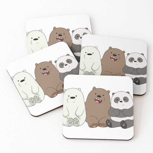 Item preview, 3 friendly bears illustration designed and sold by annarosestudio.