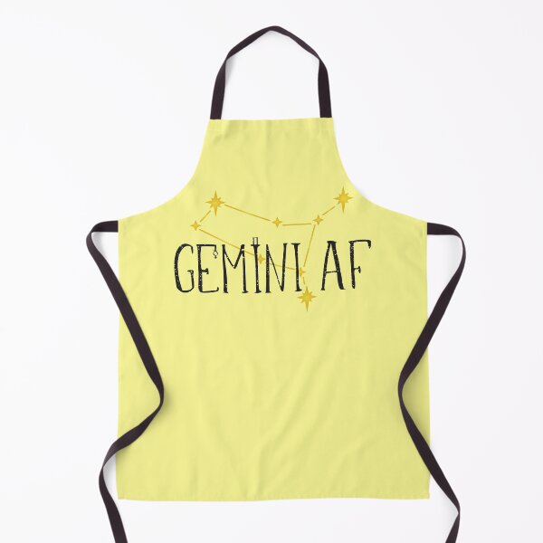 Item preview, GEMINI AF with constellation and astrological symbols for Mercury & The Twins designed and sold by Happy Puppy Print On Demand.