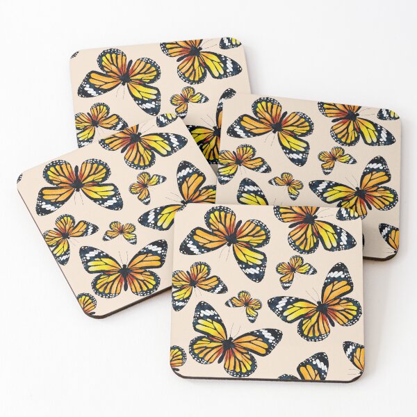 Item preview, Golden Butterflies (Buttercream) designed and sold by MystiqArts.