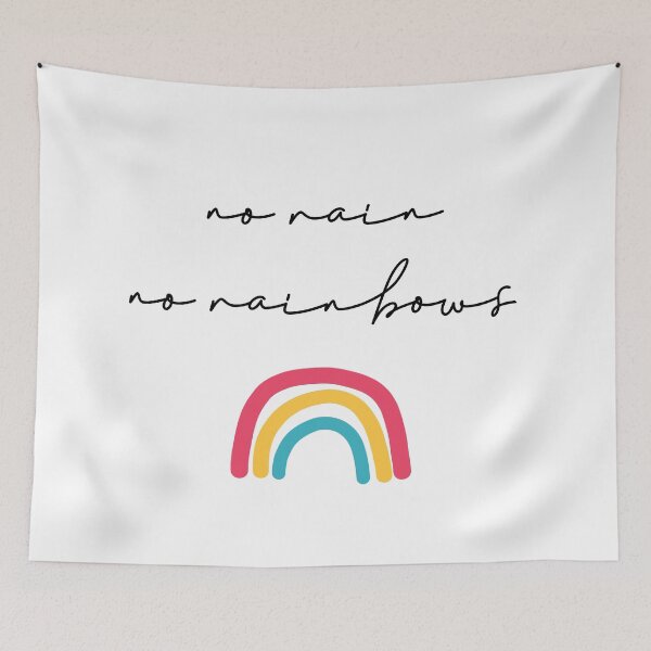 Item preview, No rain no rainbows designed and sold by TheLemonBox.