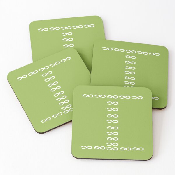 Item preview, White geometric 8 designed and sold by Vicky Rodden.