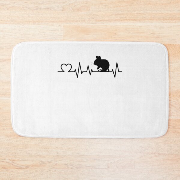 Item preview, Degu heartbeat rodent owner gift designed and sold by madgrfx.