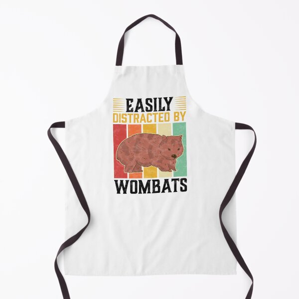 Item preview, Easily distracted by wombat marsupial Australia saying designed and sold by madgrfx.