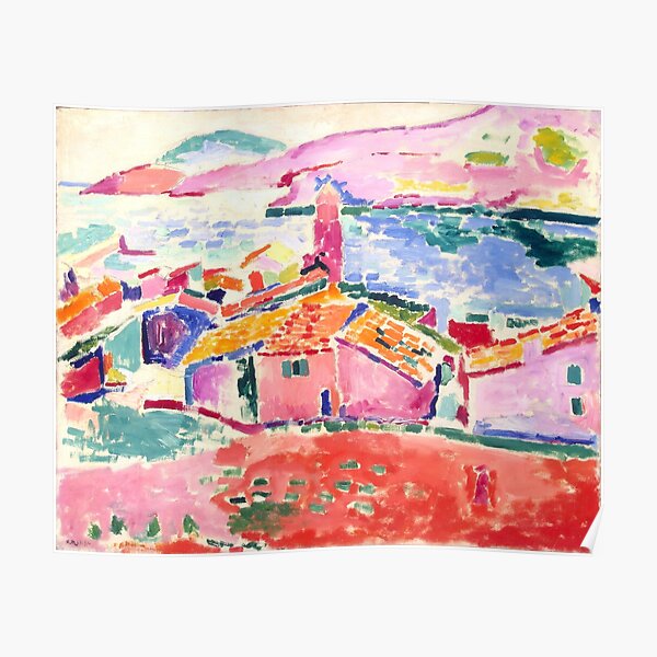 Les toits de Collioure by Henri Matisse, 1905 Poster