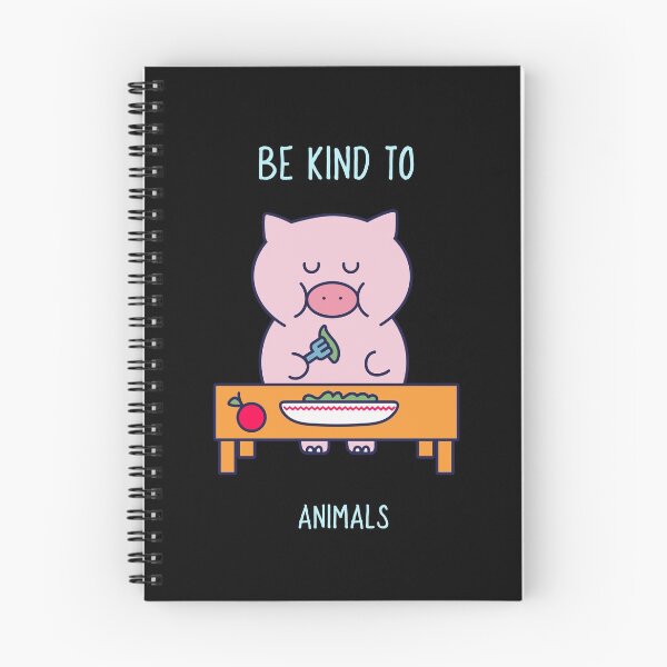 Item preview, Be Kind To Animals - cute pig that eats vegetables designed and sold by GLwithUs.