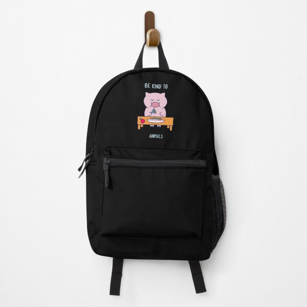 Item preview, Be Kind To Animals - cute pig that eats vegetables designed and sold by GLwithUs.