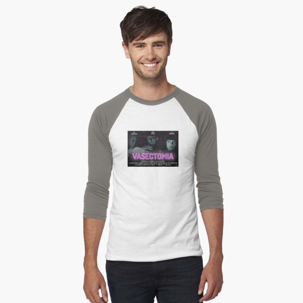 Aperçu de l'œuvre T-shirt baseball manches ¾ créée et vendue par WUFilms.