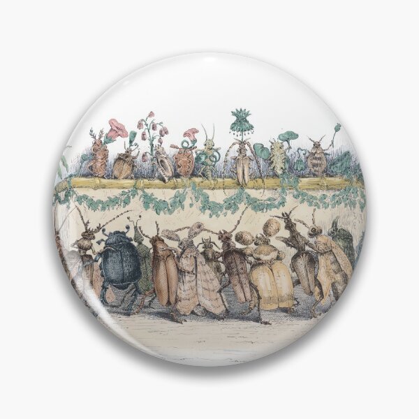 Item preview, J.J. Grandville: An Insect Ball ca 1835 designed and sold by ebrawne.